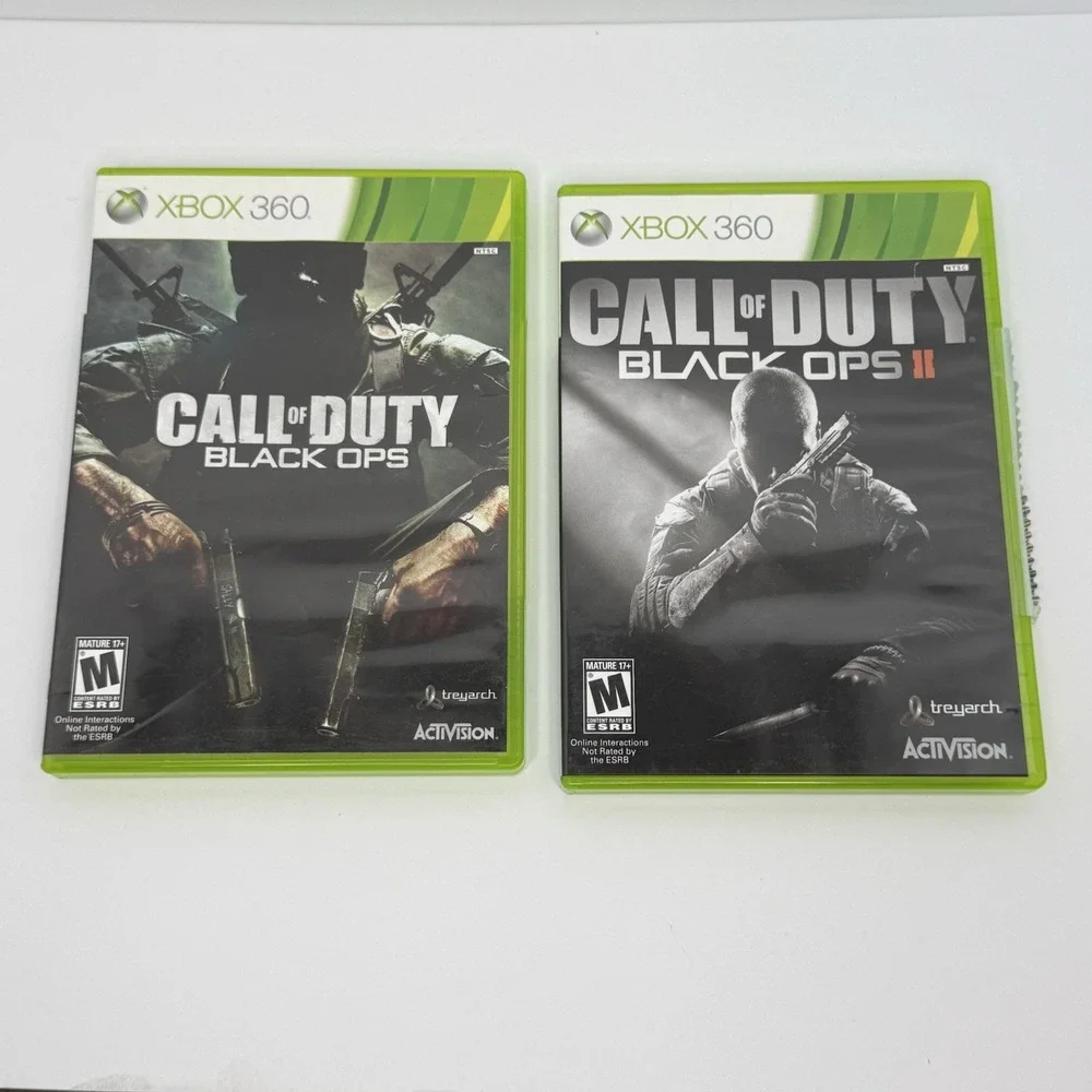 Call of Duty: Black Ops 1 & 2 (Microsoft Xbox 360) Complete Tested Working